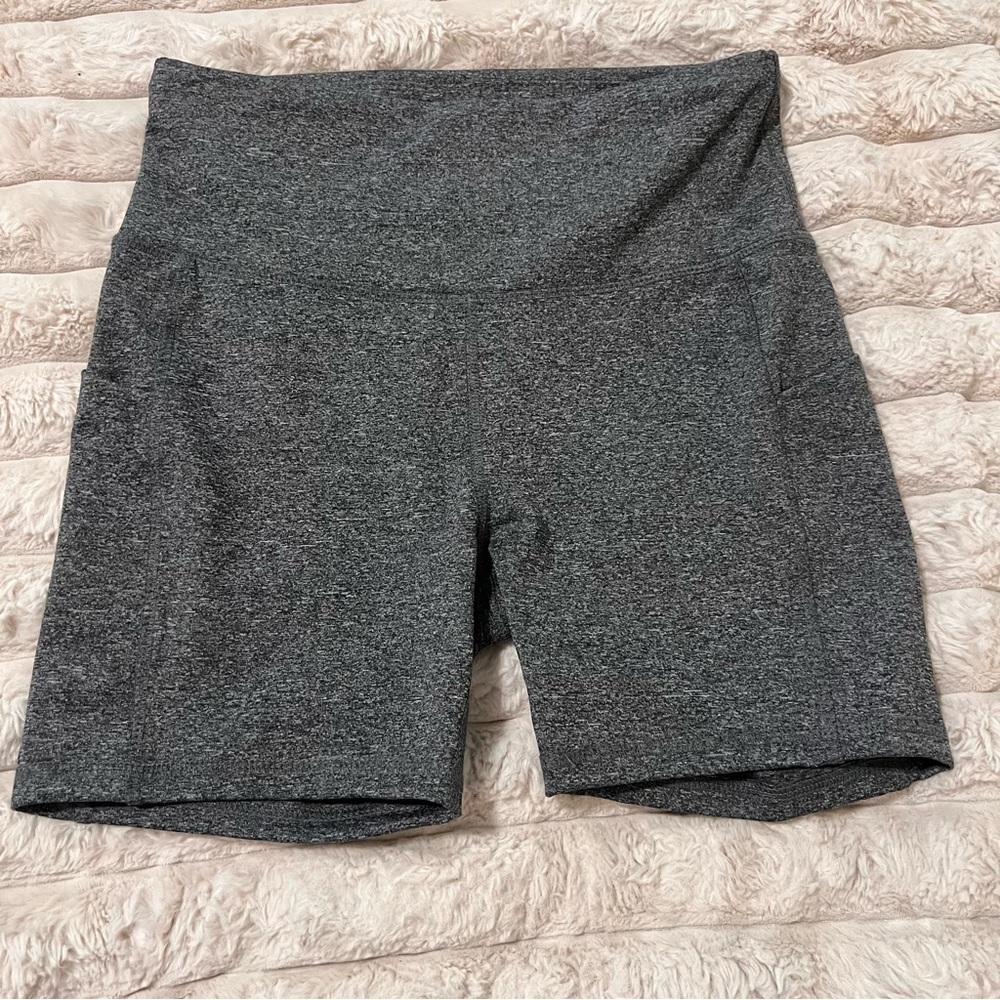 Daisy Fuentes Charcoal Bike Shorts